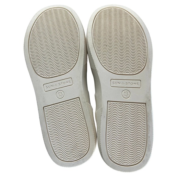 SUN + STONE NAVY BLUE BOYS KIVA SNEAKER Size 13 NWOT - Picture 4 of 7